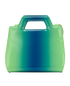 Mini Wanda Ombre Top Handle, &pound;450, Handbags, Blue/Green, Leather, Back view